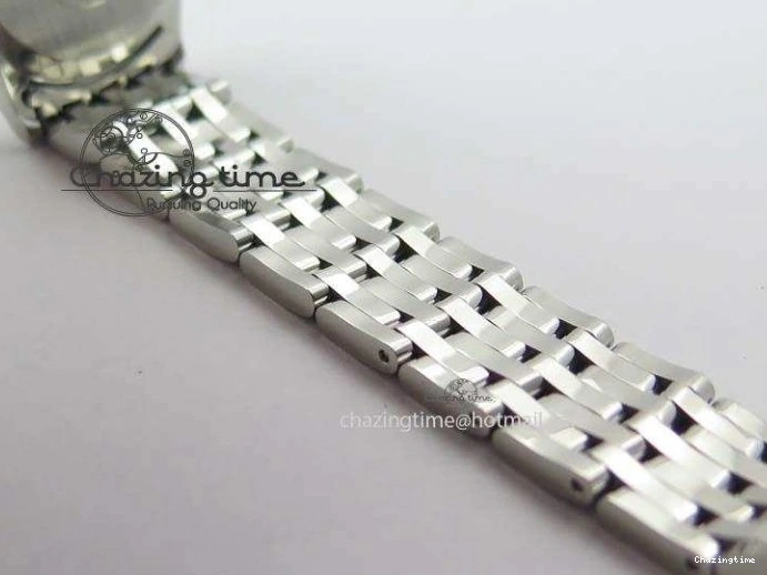 0505 Colorful De Ville 27mm Ladies MK 1:1 Best Edition White MOP Dial On SS Bracelet Ronda Quartz 8191